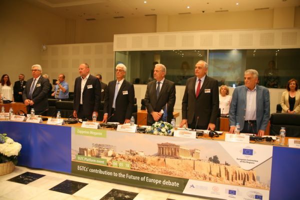 Από την συνεδρίαση της Πλατφόρμας των ΕΟΕΣ στο Ζάππειο Μέγαρο, Αθήνα 4 Μαΐου 2018.
